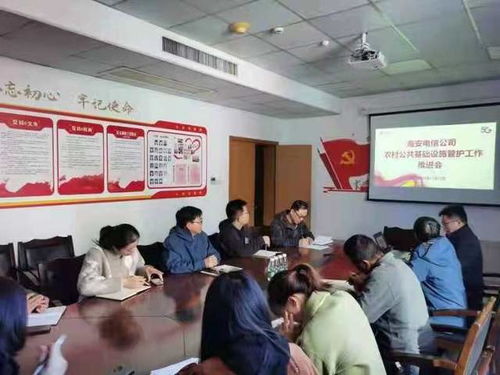 中國電信海安分公司 筑牢數字底座，扎實開展電信基礎設施管護工作